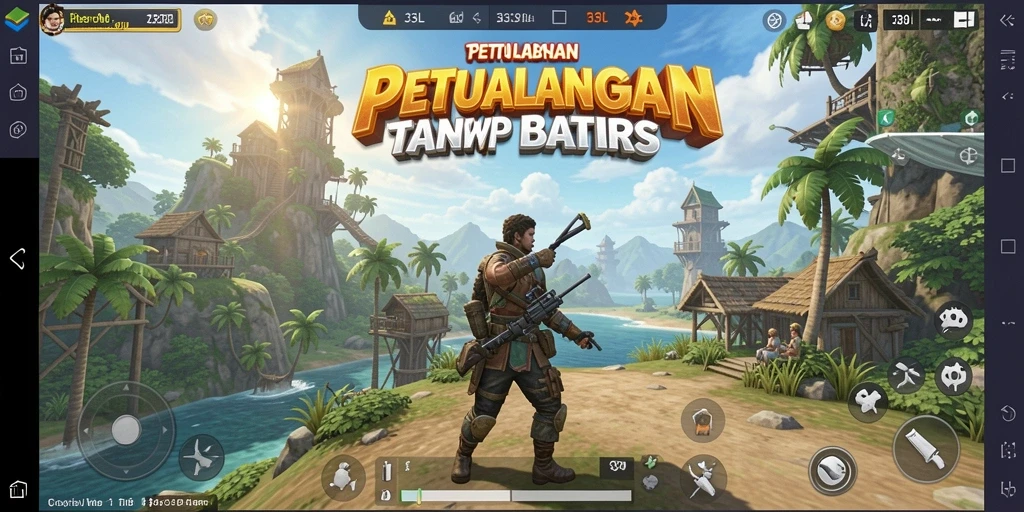 Screenshot gameplay 33L menampilkan petualangan epik dalam dunia terbuka.