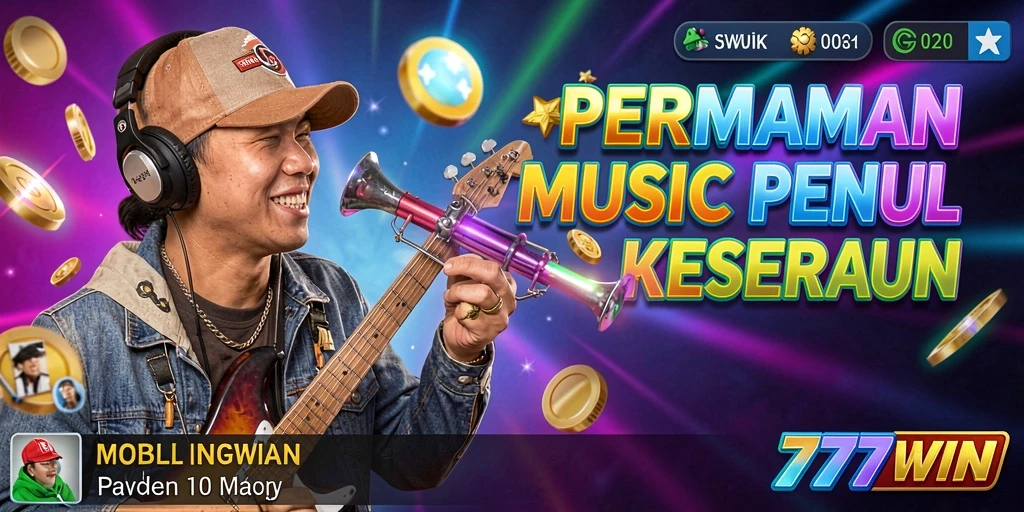 Gameplay seru di 777WIN menampilkan banyak lagu.