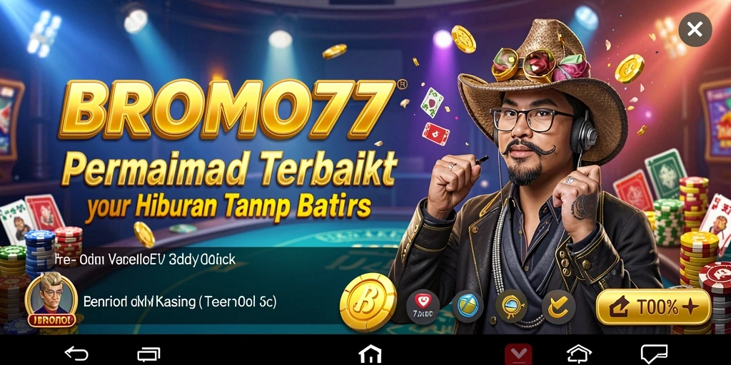 Tampilan menarik dari game Kasino BROMO77 saat dimainkan.