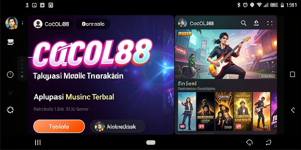 Screenshot utama COCOL88 menampilkan gameplay interaktif dan antarmuka yang menarik.