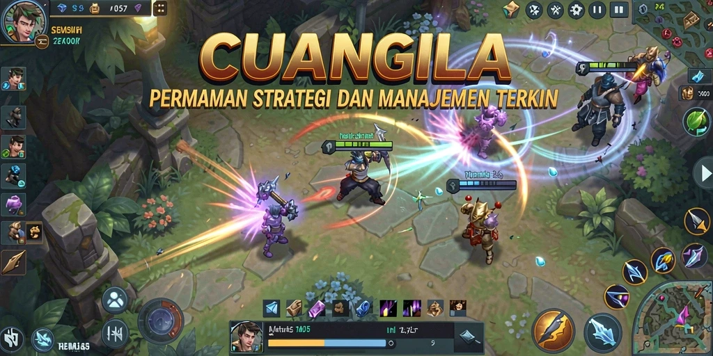 Tampilan screenshot gameplay <strong>CUANGILA</strong> yang memukau dan strategis.