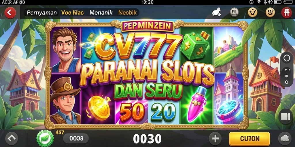 Tampilan gameplay menarik dari game Slot CV777.