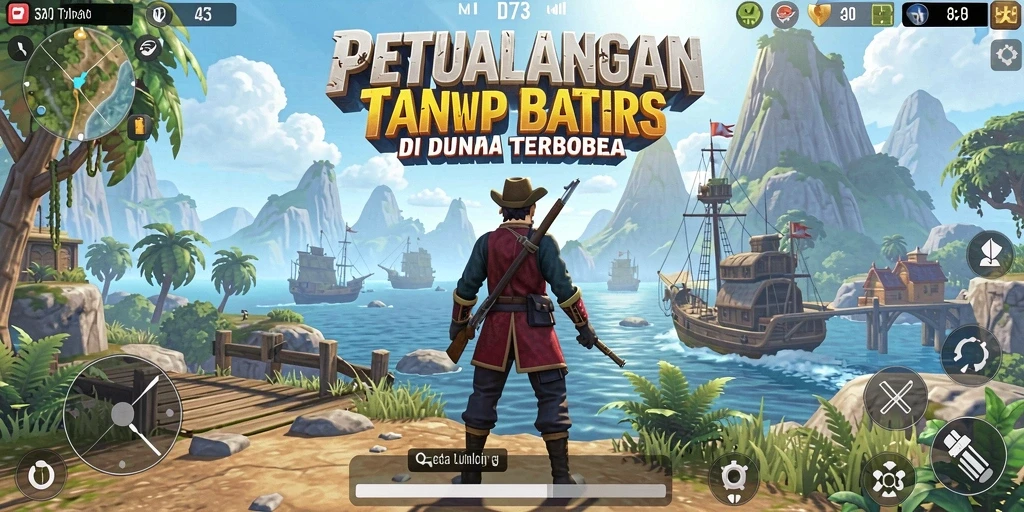 Gameplay D73 yang seru dan imersif di dunia terbuka.