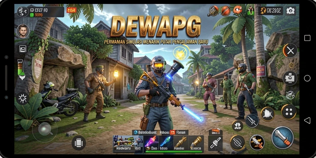 Tampilan menakjubkan dari gameplay DEWAPG.