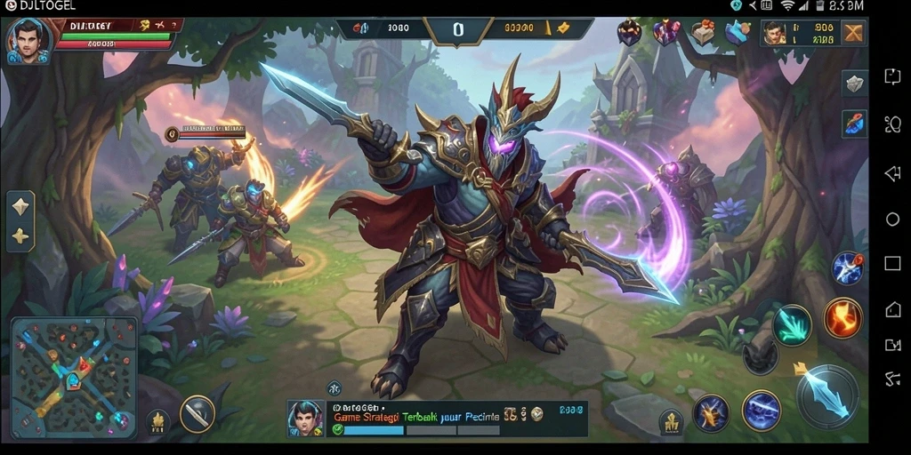 Tampilan gameplay DULTOGEL yang mendebarkan dan penuh strategi.