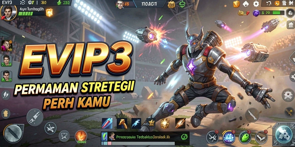 Tampilan gameplay menarik dari EVIP3 dengan grafis SLG yang memukau.