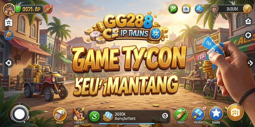 Screenshot utama GG288 menampilkan gameplay Tycoon yang menarik dan penuh strategi.