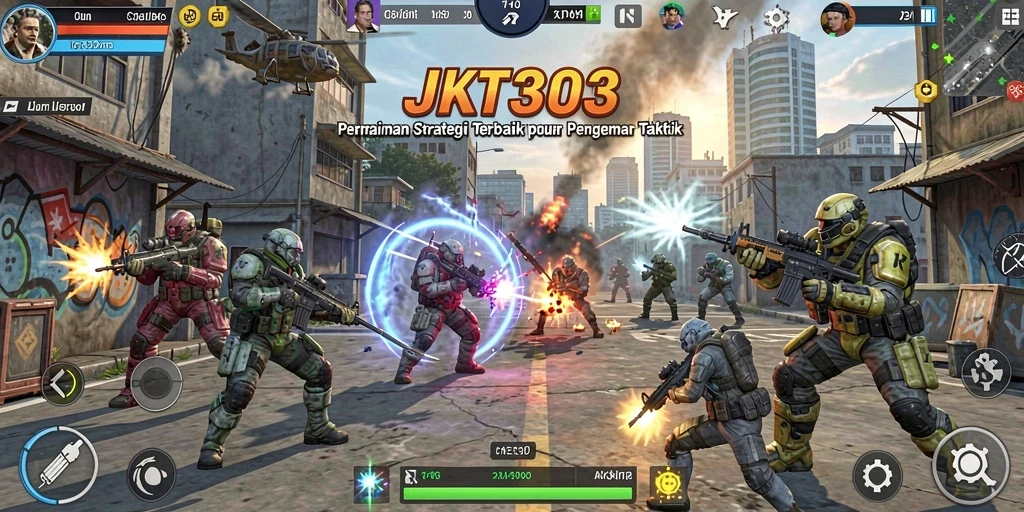 Tampilan menarik dari gameplay JKT303 yang penuh strategi dan taktik.