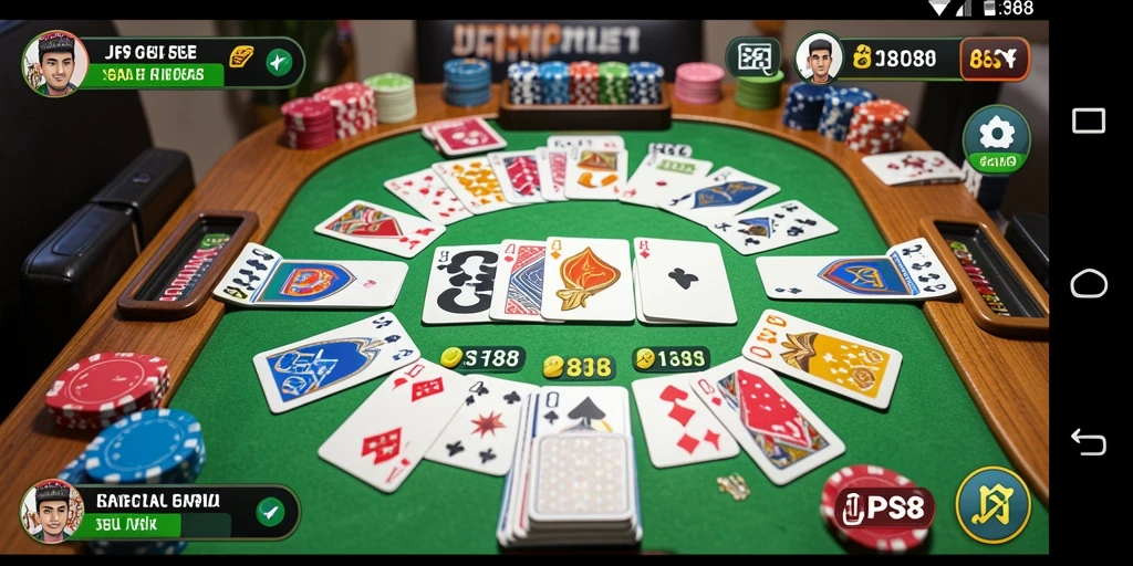 Tampilan gameplay Gaple yang menarik di JPS88.