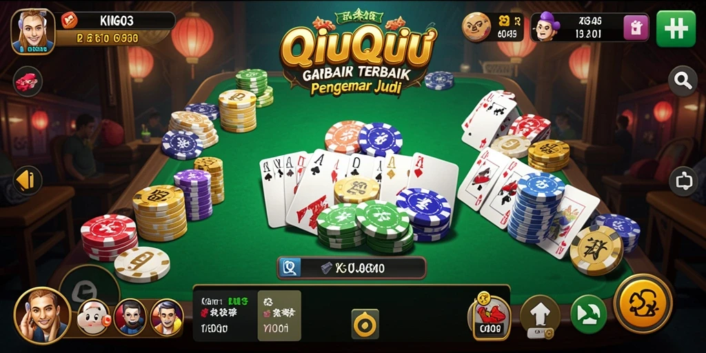 Tampilan menarik dari gameplay KING403 QiuQiu.