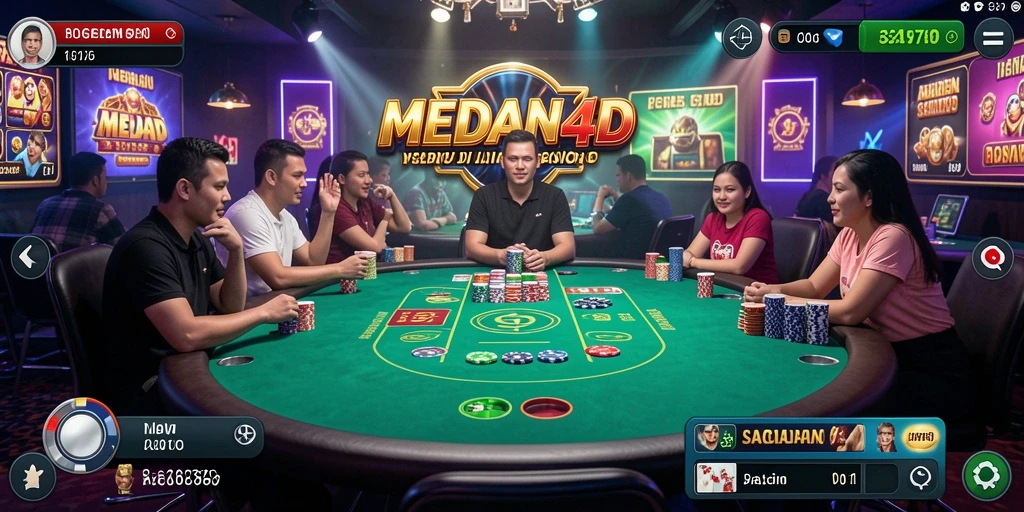 Tampilan gameplay MEDAN4D yang menarik dan interaktif.