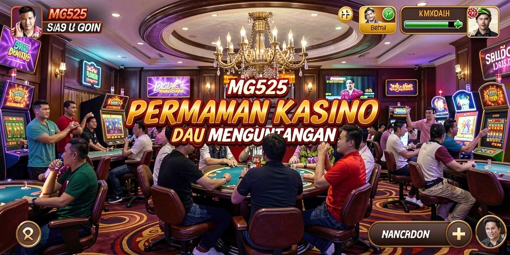 Tampilan menarik gameplay Kasino di MG525.