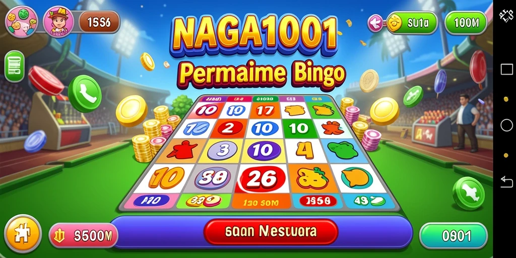 Tampilan screenshot permainan Bingo NAGA1001 yang menarik dan interaktif.