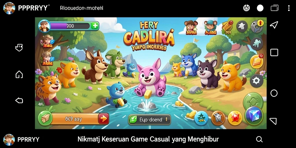 Screenshot utama PPRRYY menampilkan gameplay yang menarik dan menghibur.