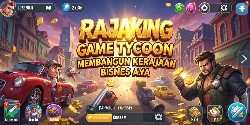 Tampilan gameplay seru dari RAJAKING yang menantang.