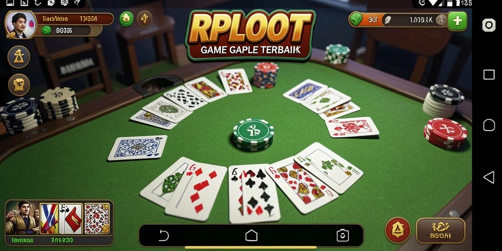 Tampilan gameplay Gaple yang seru dan interaktif.