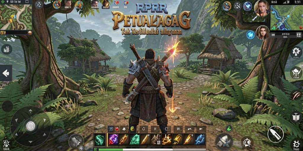 Tampilkan aksi seru dalam game ARPG RPRR.