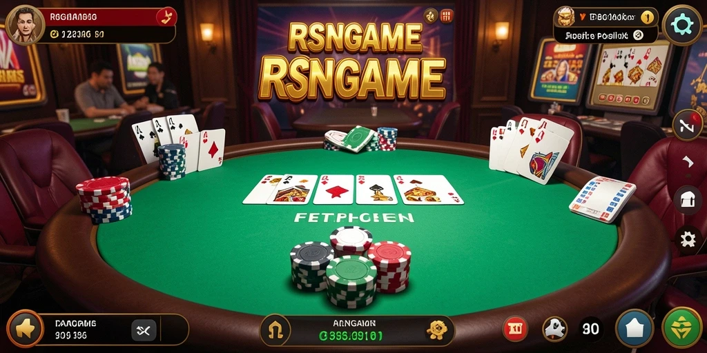 Tampilan screenshot gameplay Poker di RSNGAME yang menarik dan interaktif.