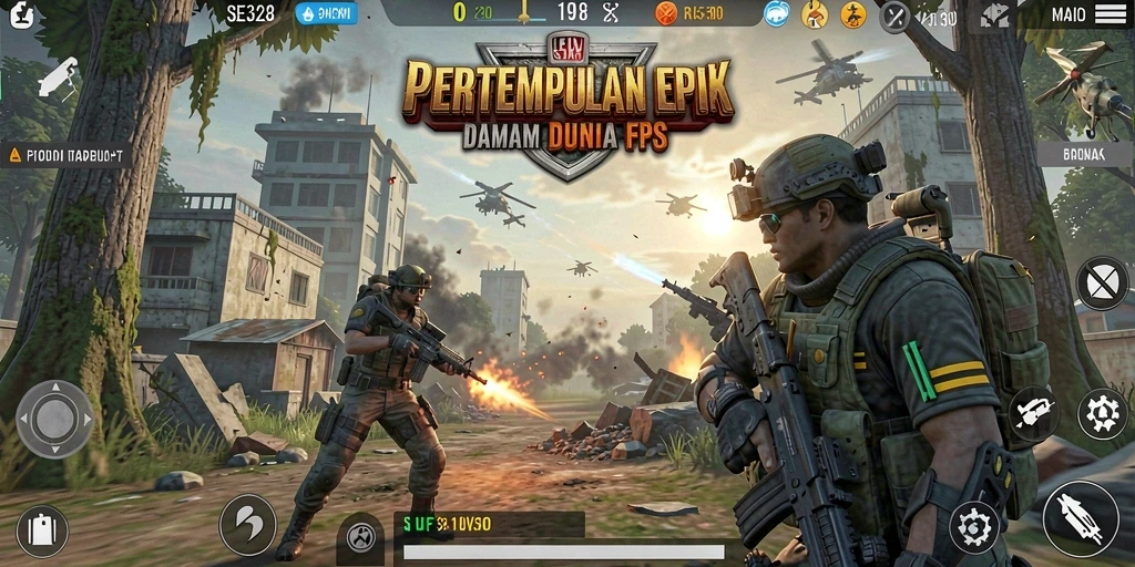 Gameplay seru di SE328 dengan aksi FPS yang intens.