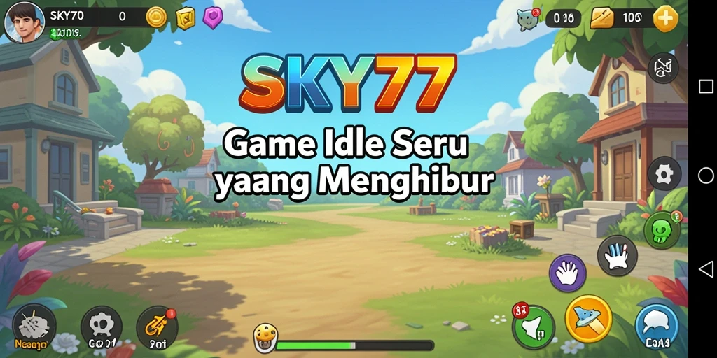 Tampilan gameplay <strong>SKY77</strong> yang memikat dan berwarna-warni.