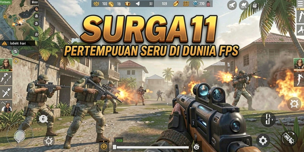 Tampilan gameplay SURGA11 yang menegangkan dan penuh aksi.