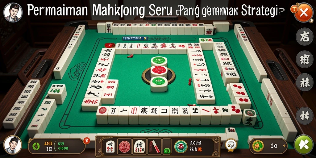 Screenshot gameplay TEMPOTOTO yang menampilkan pengalaman Mahjong yang mendebarkan.