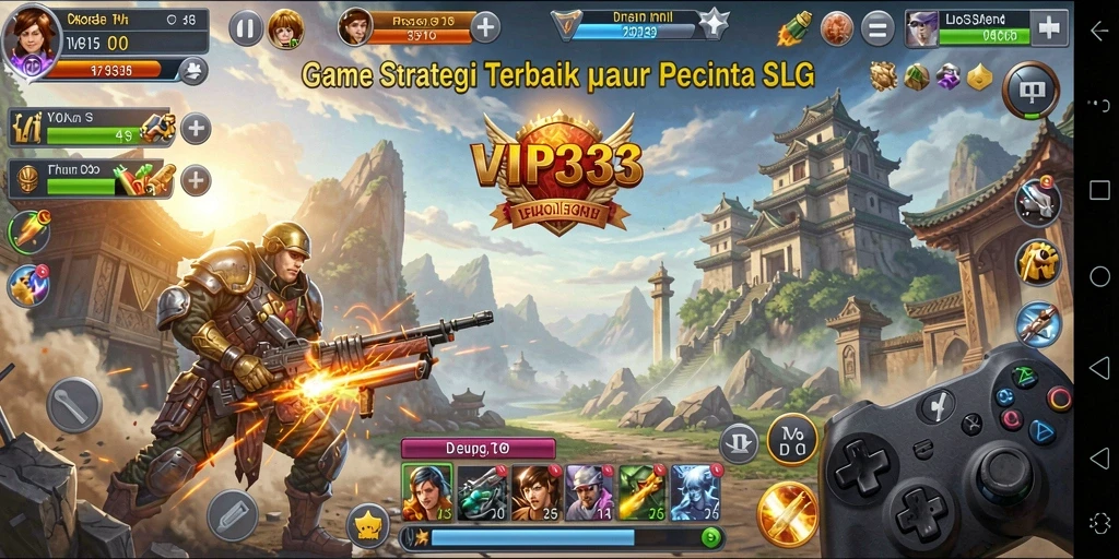 Tangkapan layar gameplay SLG yang menarik di VIP333.