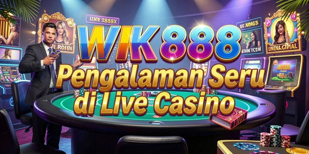 Gameplay nyata dan interaktif dari WK888 Live Casino.