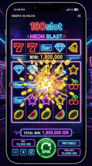 Tampilan antarmuka aplikasi 180slot yang menarik.